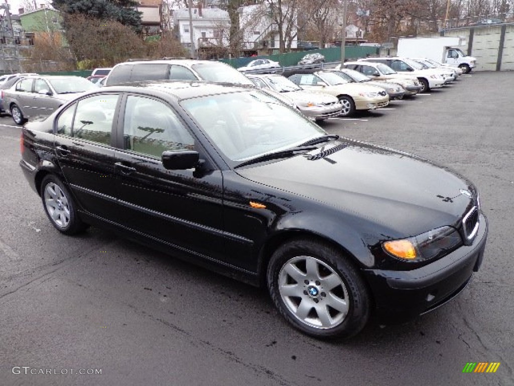 2003 3 Series 325xi Sedan - Jet Black / Sand photo #3