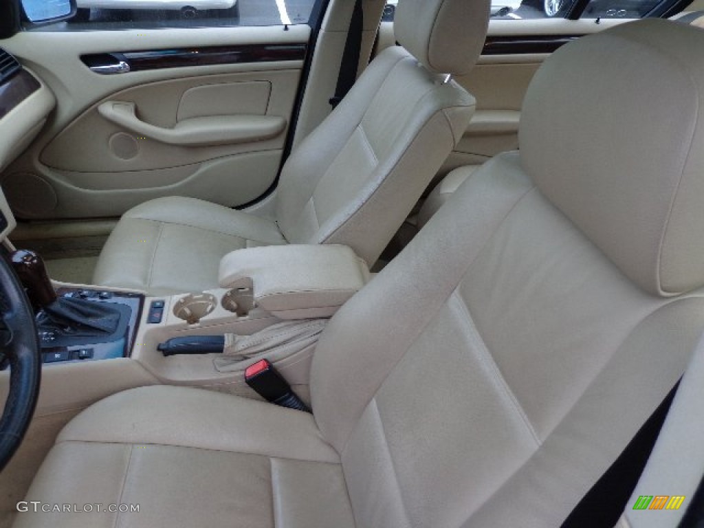 2003 3 Series 325xi Sedan - Jet Black / Sand photo #4