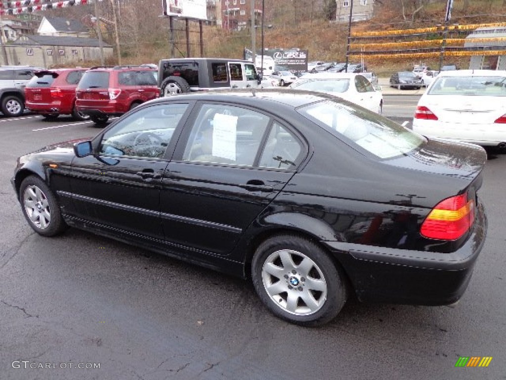 2003 3 Series 325xi Sedan - Jet Black / Sand photo #9