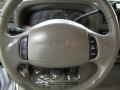 2000 Ford F350 Super Duty Medium Parchment Interior Steering Wheel Photo