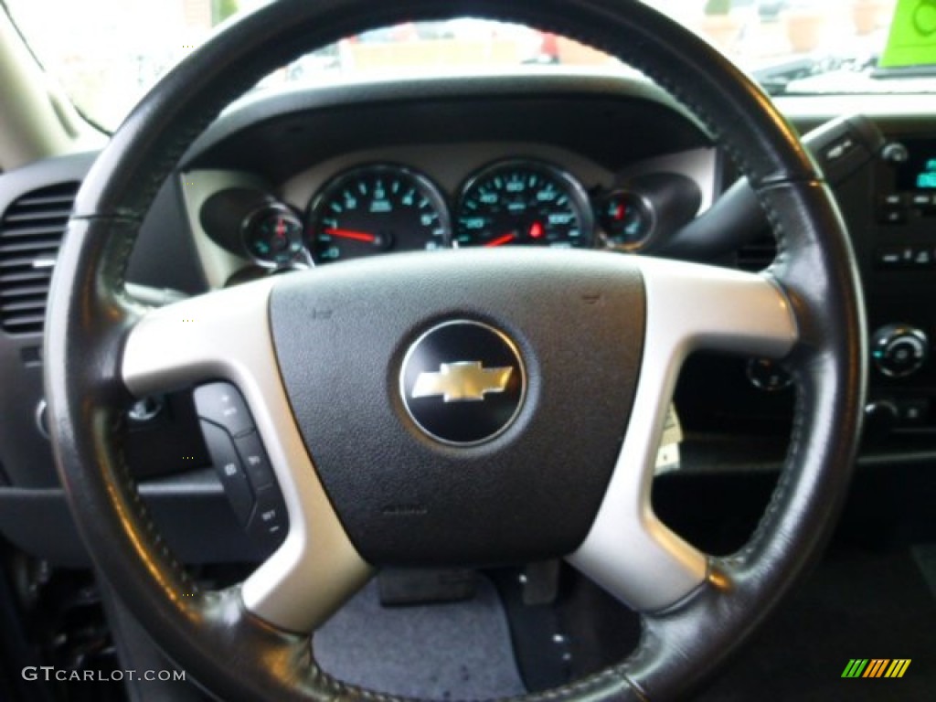 2010 Silverado 1500 LT Extended Cab 4x4 - Black Granite Metallic / Ebony photo #17