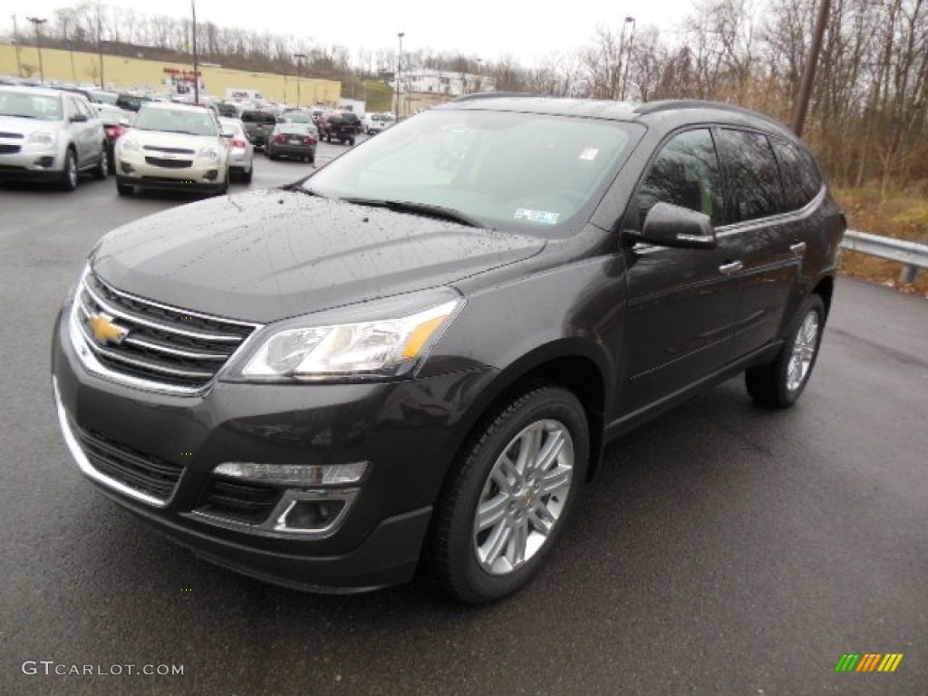Tungsten Metallic 2013 Chevrolet Traverse LT AWD Exterior Photo #74303500
