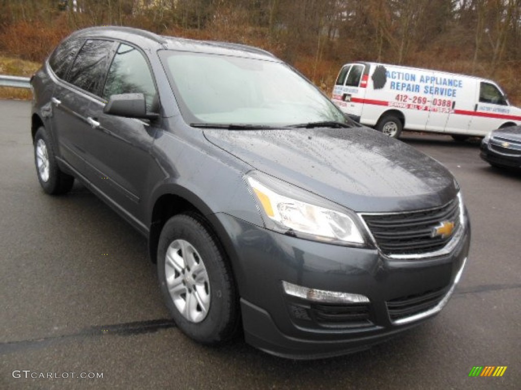Cyber Gray Metallic 2013 Chevrolet Traverse LS Exterior Photo #74303644