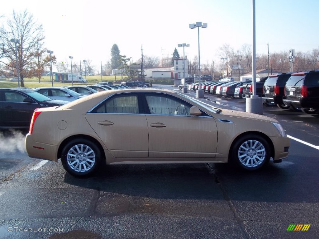 2013 CTS 4 3.0 AWD Sedan - Summer Gold Metallic / Cashmere/Cocoa photo #4