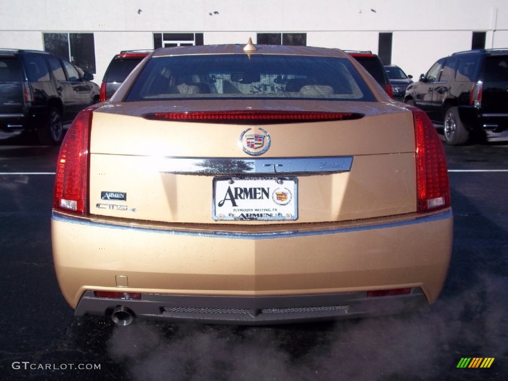 2013 CTS 4 3.0 AWD Sedan - Summer Gold Metallic / Cashmere/Cocoa photo #6