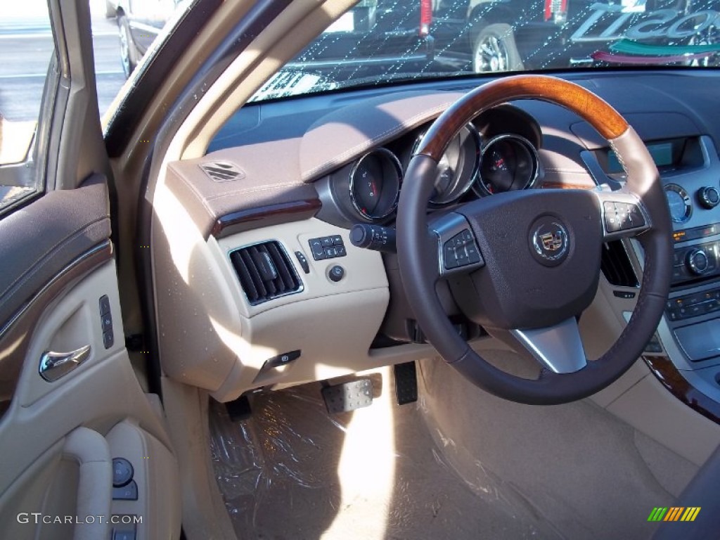 2013 CTS 4 3.0 AWD Sedan - Summer Gold Metallic / Cashmere/Cocoa photo #7