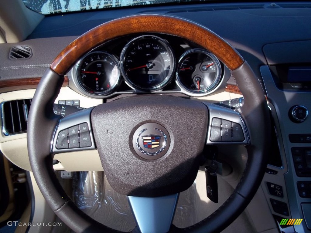 2013 CTS 4 3.0 AWD Sedan - Summer Gold Metallic / Cashmere/Cocoa photo #15
