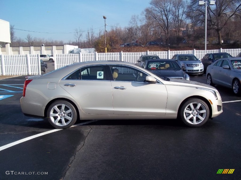 2013 ATS 2.5L - Silver Coast Metallic / Caramel/Jet Black Accents photo #4