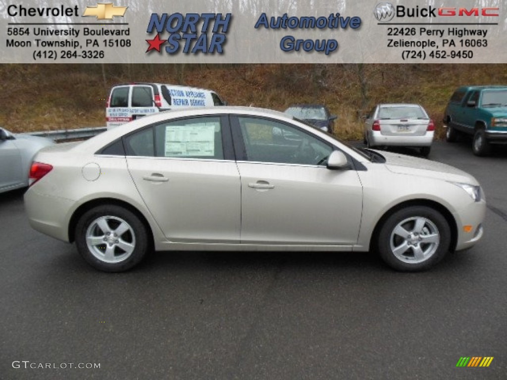 2013 Cruze LT - Champagne Silver Metallic / Jet Black photo #1