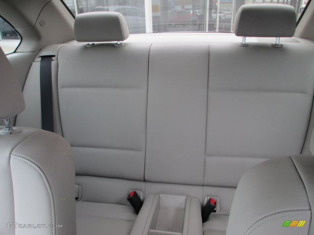 2008 1 Series 128i Coupe - Alpine White / Taupe photo #30