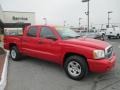 2007 Flame Red Dodge Dakota SLT Quad Cab 4x4  photo #1