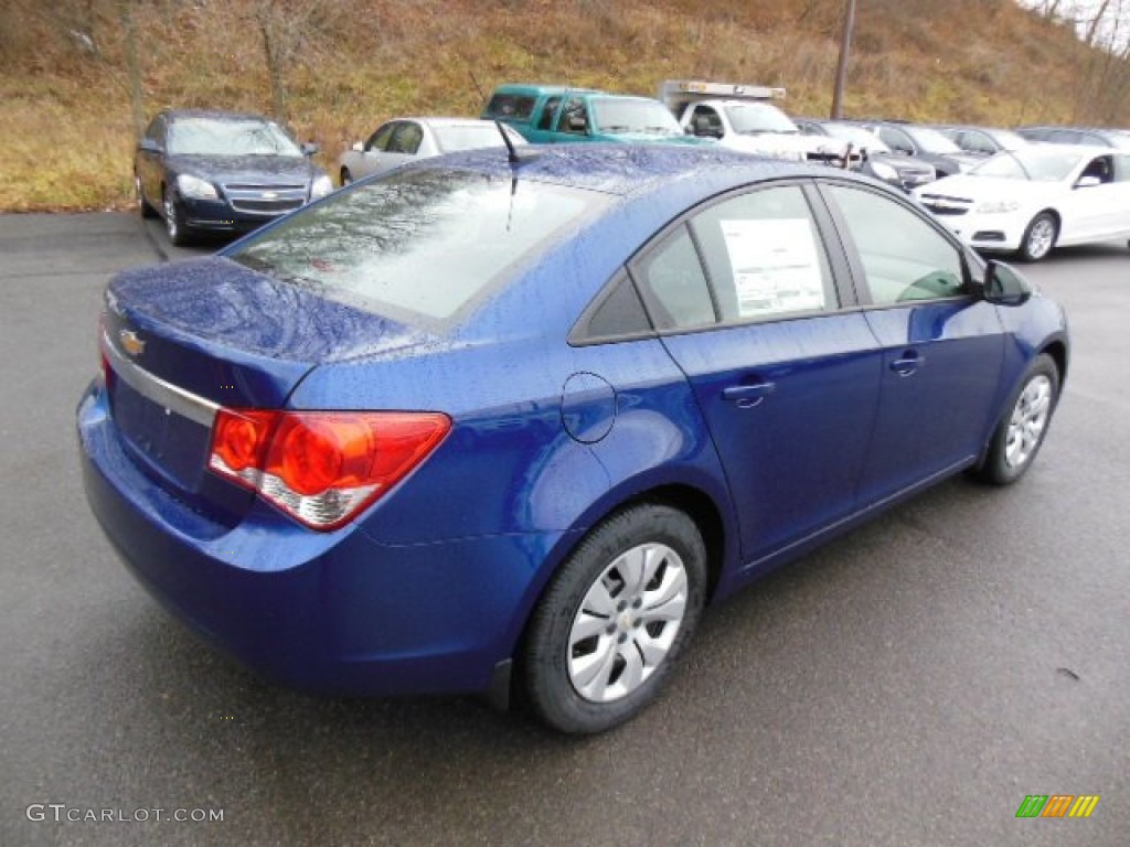 2013 Cruze LS - Blue Topaz Metallic / Jet Black/Medium Titanium photo #8