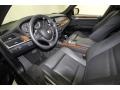 2010 BMW X6 Black Interior Front Seat Photo
