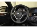 2010 BMW X6 Black Interior Steering Wheel Photo