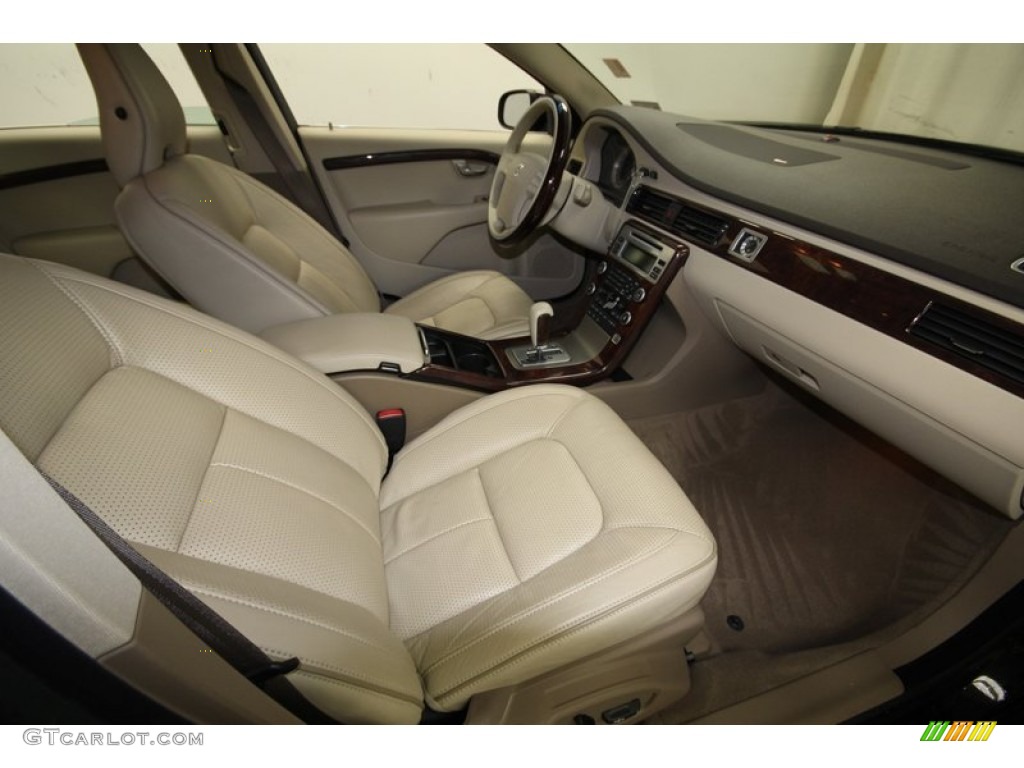 2009 S80 T6 AWD - Ember Black Metallic / Sandstone Beige photo #34