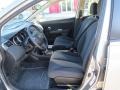 2012 Nissan Versa Charcoal Interior Front Seat Photo