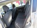 2012 Nissan Versa Charcoal Interior Rear Seat Photo