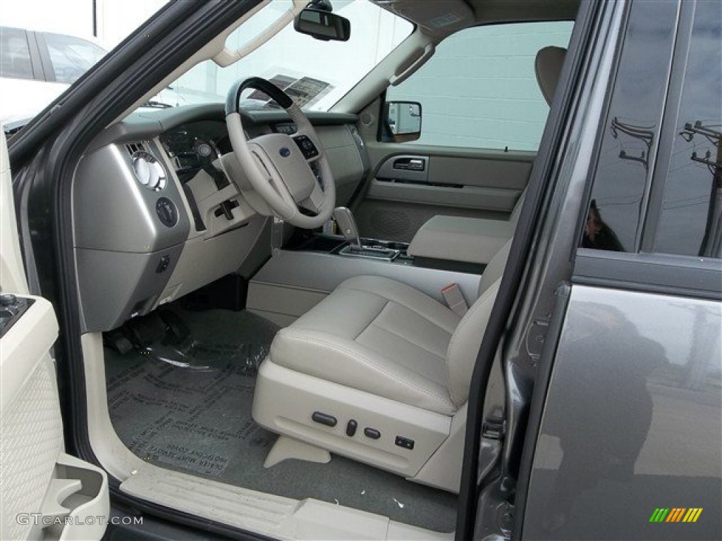 Stone Interior 2013 Ford Expedition Limited Photo #74308670