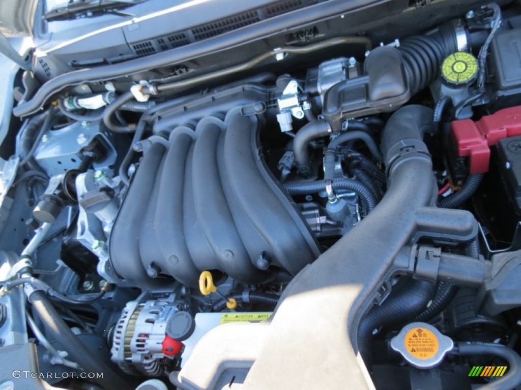 2012 Nissan Versa 1.8 S Hatchback 1.8 Liter DOHC 16-Valve CVTCS 4 Cylinder Engine Photo #74308712