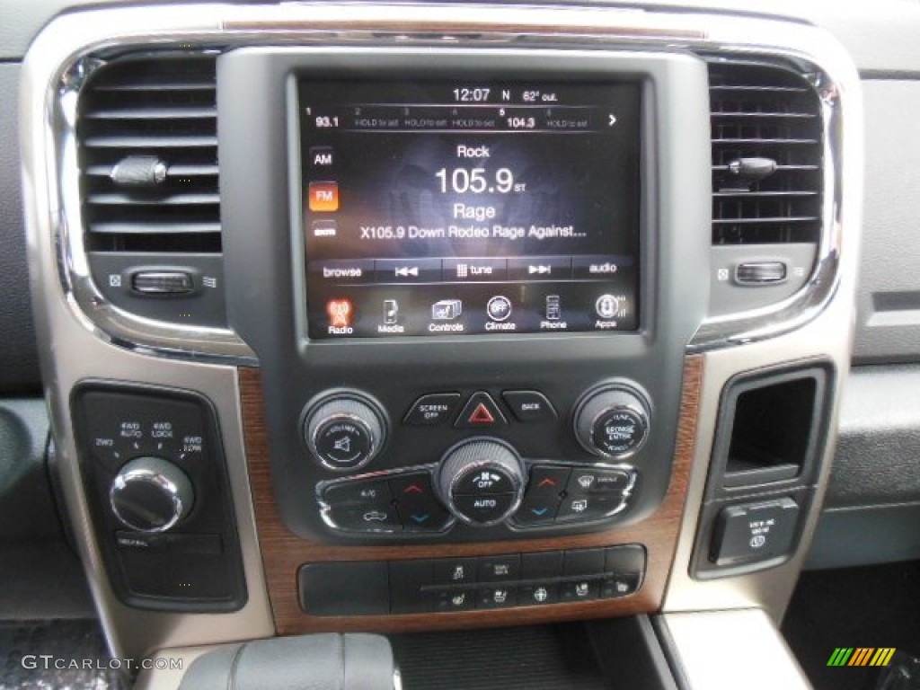 2013 Ram 1500 Laramie Quad Cab 4x4 Controls Photo #74308766