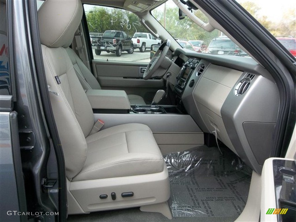 Stone Interior 2013 Ford Expedition Limited Photo #74308781