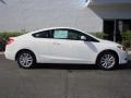 Taffeta White 2012 Honda Civic EX Coupe Exterior