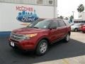 2013 Ruby Red Metallic Ford Explorer FWD  photo #2