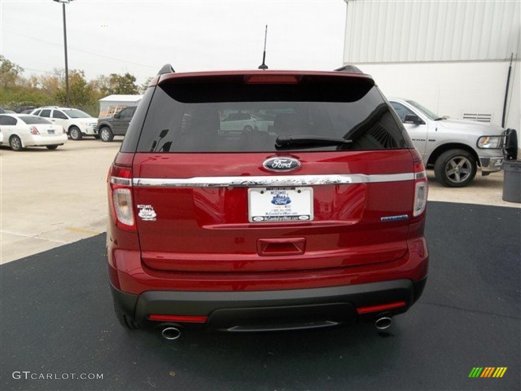 2013 Explorer FWD - Ruby Red Metallic / Medium Light Stone photo #5