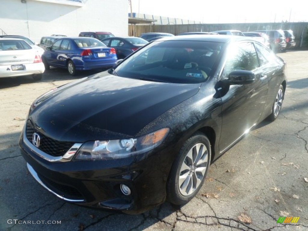2013 Accord EX Coupe - Crystal Black Pearl / Black photo #8