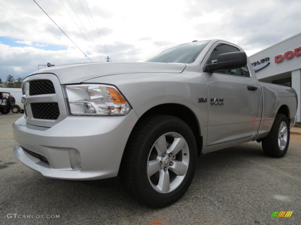 2013 1500 Express Regular Cab - Bright Silver Metallic / Black/Diesel Gray photo #3