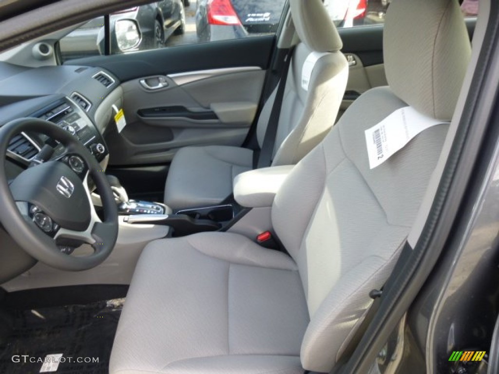 Gray Interior 2013 Honda Civic EX Sedan Photo #74310722