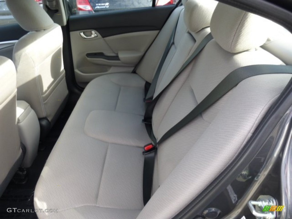 2013 Honda Civic EX Sedan Rear Seat Photo #74310743