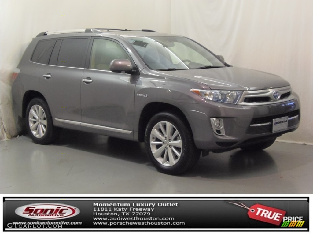 2012 Highlander Hybrid Limited 4WD - Predawn Gray Mica / Ash photo #1