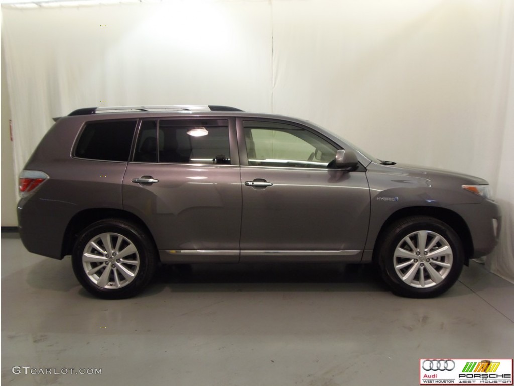 2012 Highlander Hybrid Limited 4WD - Predawn Gray Mica / Ash photo #6