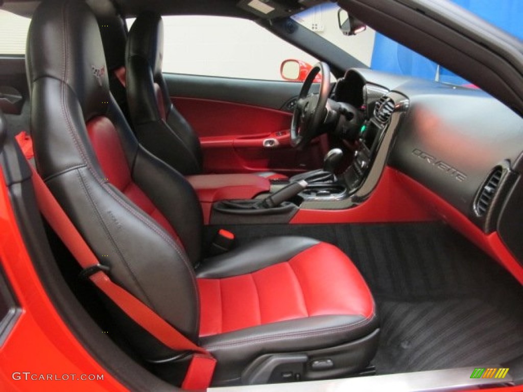 2007 Corvette Coupe - Victory Red / Red/Ebony photo #14