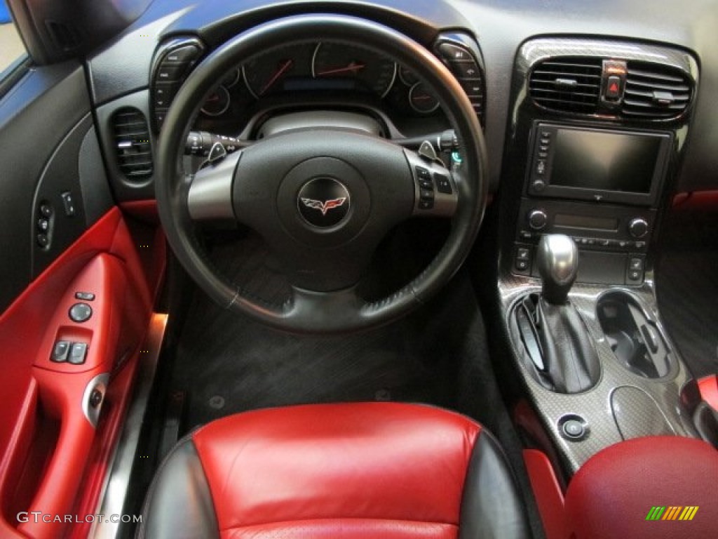 2007 Chevrolet Corvette Coupe Red/Ebony Dashboard Photo #74311856
