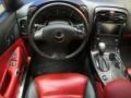 2007 Chevrolet Corvette Red/Ebony Interior Dashboard Photo