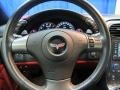 2007 Chevrolet Corvette Red/Ebony Interior Steering Wheel Photo