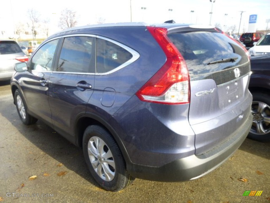 2013 CR-V EX-L AWD - Twilight Blue Metallic / Gray photo #2