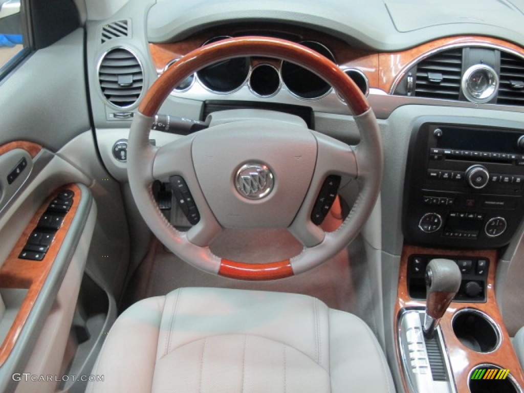 2008 Buick Enclave CXL AWD Titanium/Dark Titanium Dashboard Photo #74312753