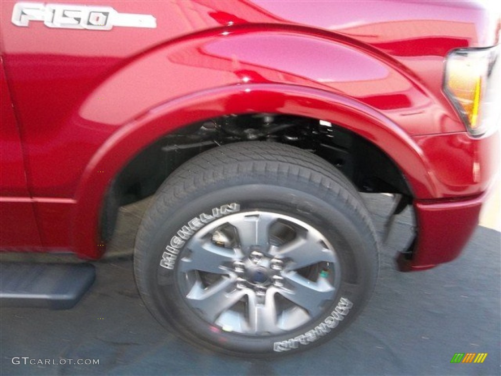 2013 F150 FX2 SuperCrew - Ruby Red Metallic / Black photo #14