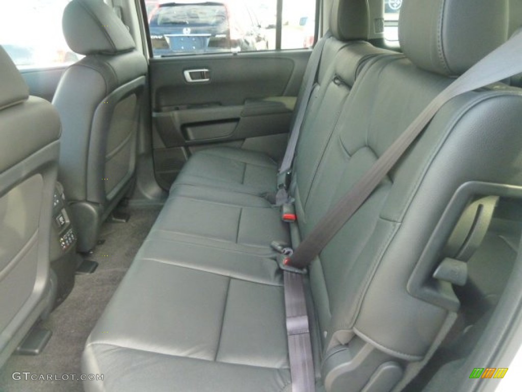 Black Interior 2013 Honda Pilot Touring 4WD Photo #74314286