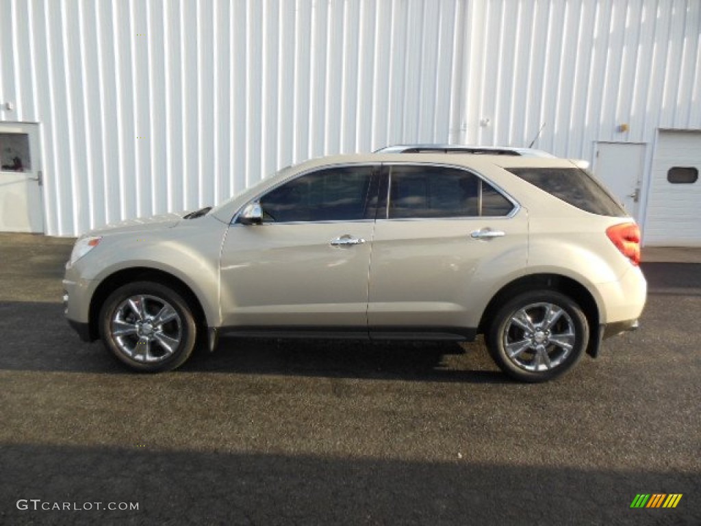 2011 Equinox LTZ - Gold Mist Metallic / Brownstone/Jet Black photo #1