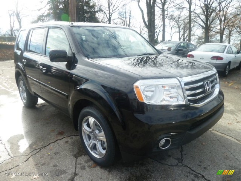 Crystal Black Pearl 2013 Honda Pilot EX-L 4WD Exterior Photo #74314610