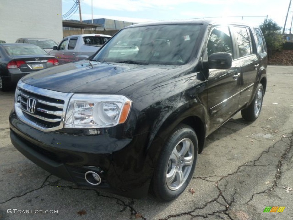 Crystal Black Pearl 2013 Honda Pilot EX-L 4WD Exterior Photo #74314646