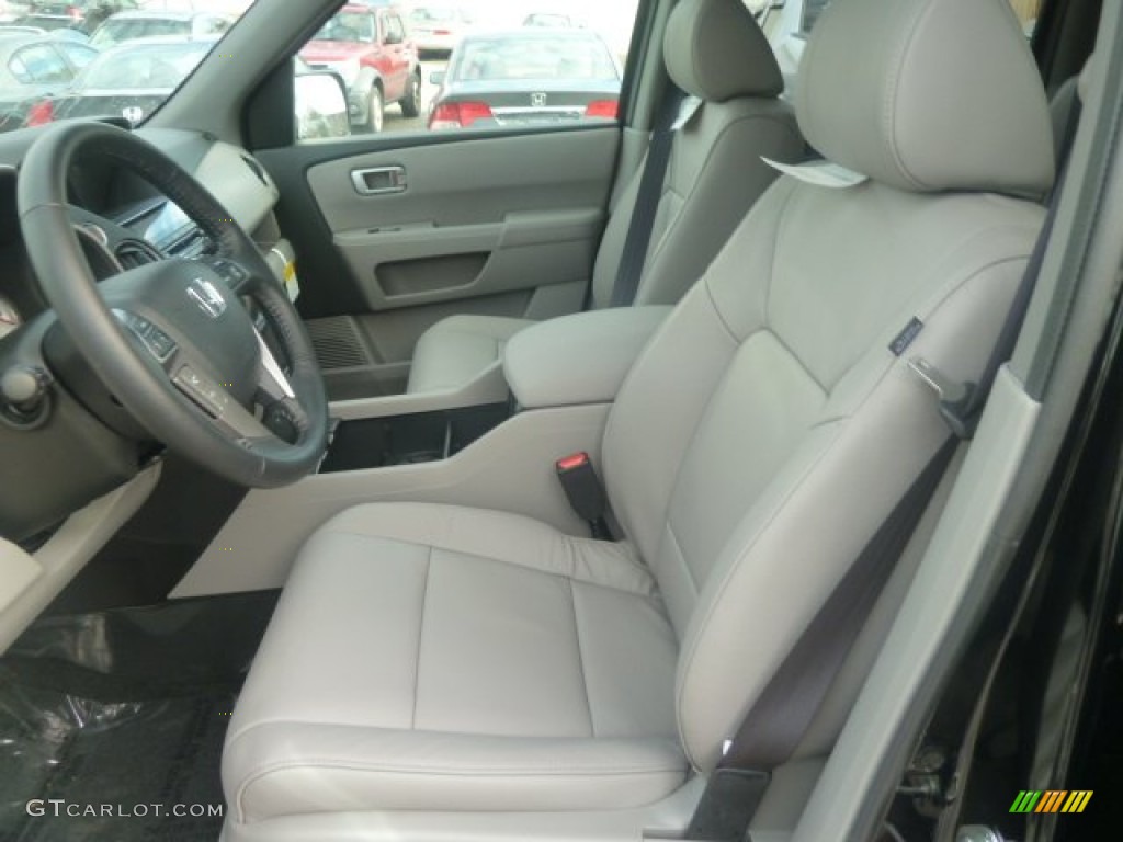 Gray Interior 2013 Honda Pilot EX-L 4WD Photo #74314693