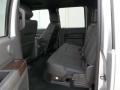 Platinum Black Leather Rear Seat Photo for 2013 Ford F250 Super Duty #74315093