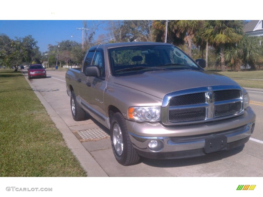 2004 Ram 1500 ST Quad Cab - Light Almond Pearl / Taupe photo #2