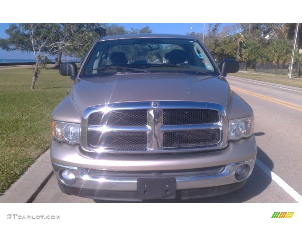 2004 Ram 1500 ST Quad Cab - Light Almond Pearl / Taupe photo #3