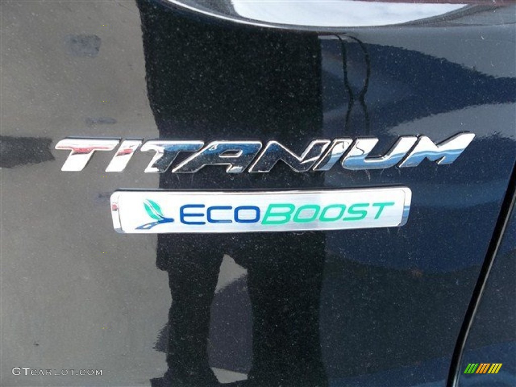 2013 Escape Titanium 2.0L EcoBoost - Tuxedo Black Metallic / Charcoal Black photo #7